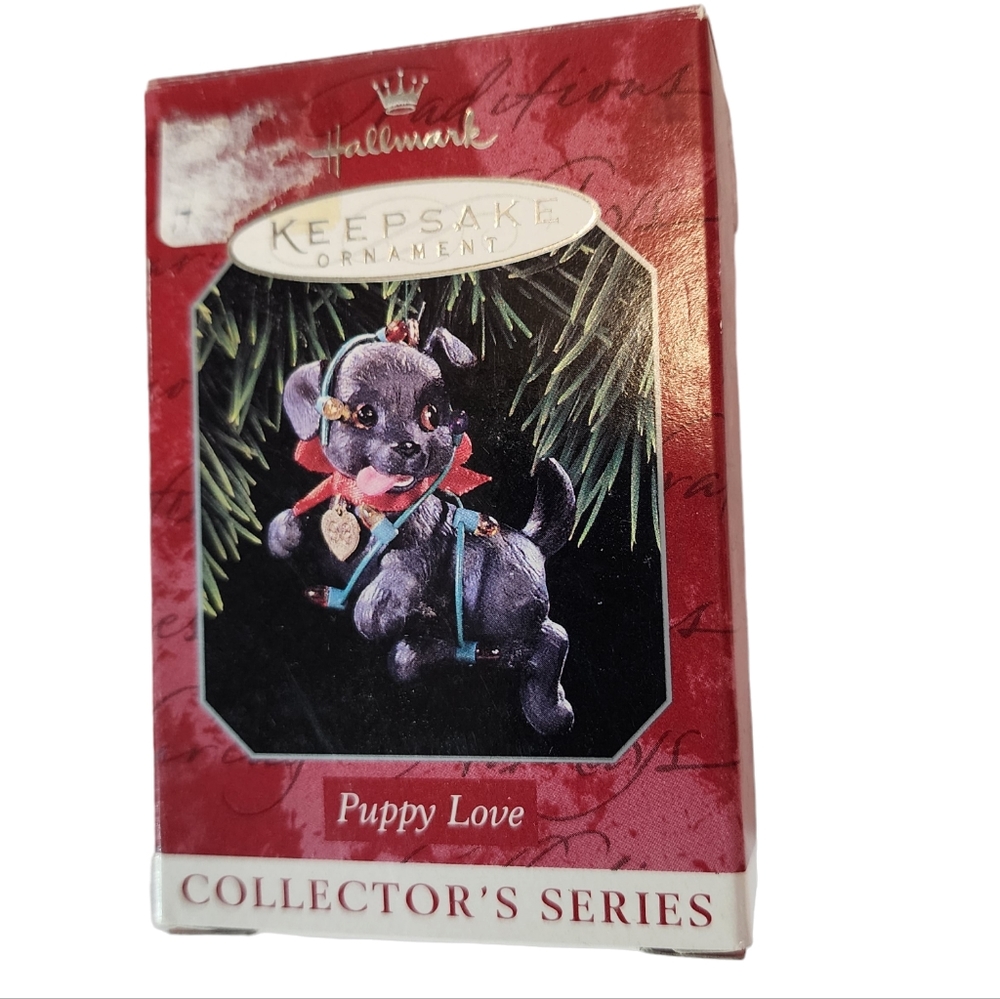 Hallmark Puppy Love Collection Series 1998 Black Lab Pre Owned Condition